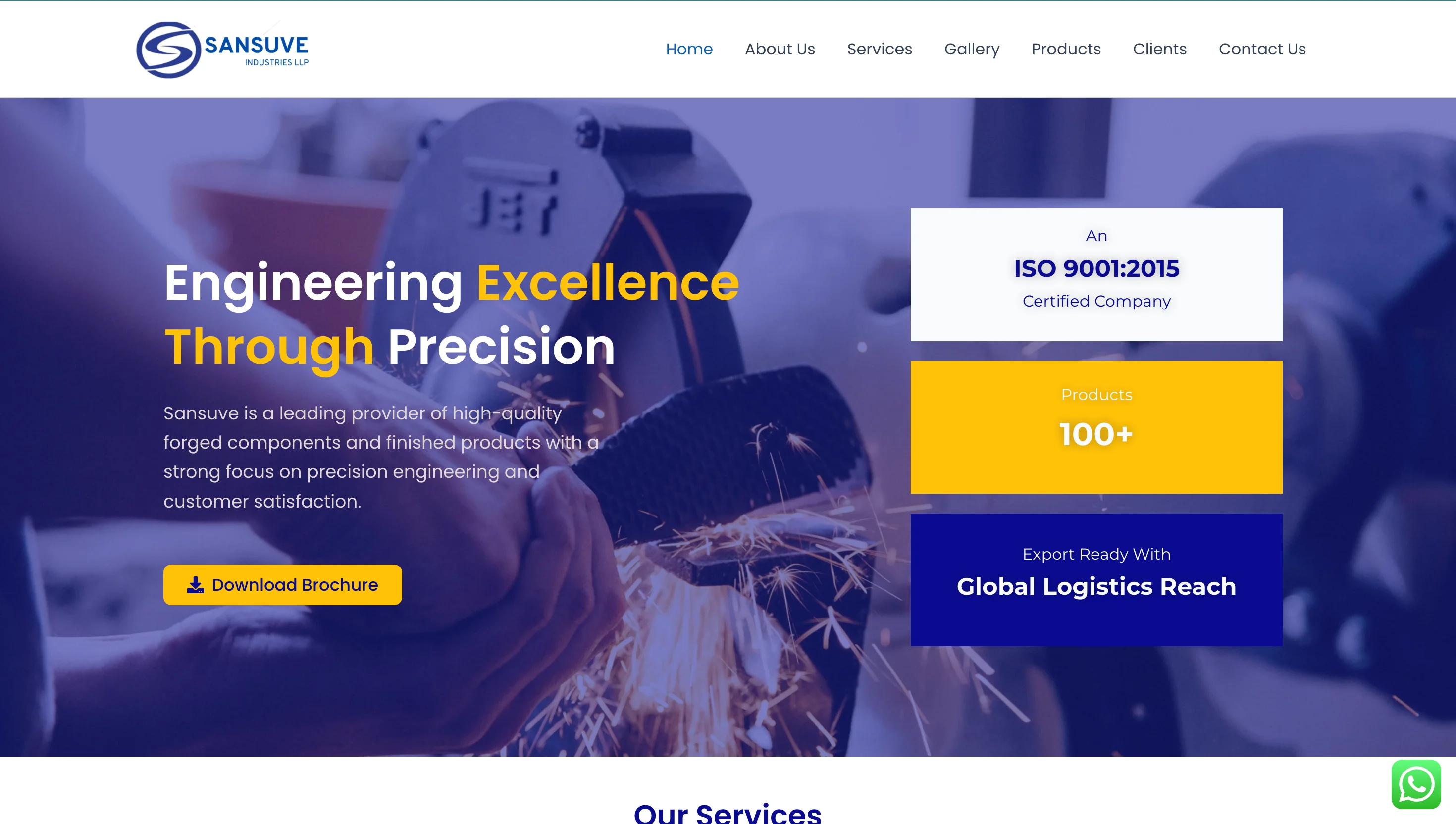 Sansuve Industries - Industrial Manufacturing Website - Sansuve Industries